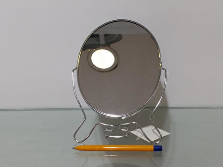 Metal Oval Ayaklı Masa Aynası Büyük