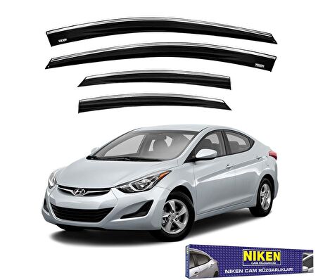 Hyundai elantra cam rüzgarlığı kromlu 2011 / 2016 niken