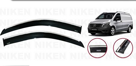 Mercedes vito cam rüzgarlığı kromlu 2015+ niken