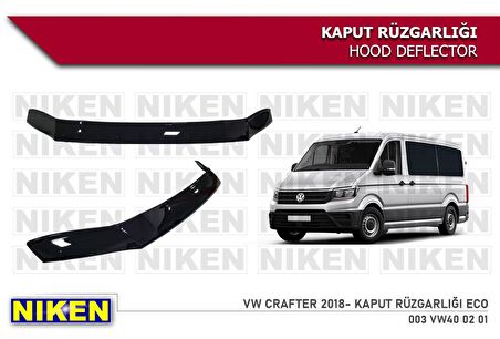 Vw crafter kaput rüzgarlığı koruyucu 2018+