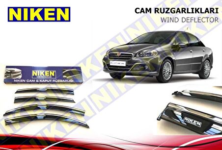 Fiat linea cam rüzgarlığı kromlu niken