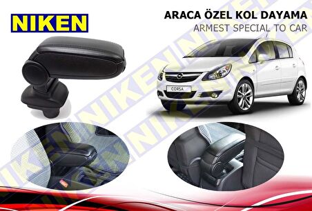 Opel corsa d kol dayama kolçak vidasız konsol niken