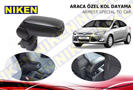 Ford focus 3 kol dayama kolçak vidasız konsol niken 2011+