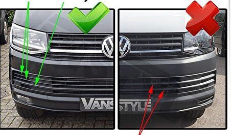 Vw transporter t7 sis farı lambası oem çerçeveli