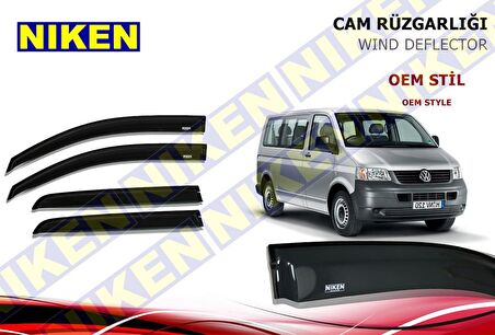 Volkswagen transporter t-5 cam rüzgarlığı 2'li NİKEN