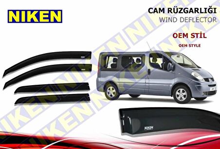 Renault Trafic cam rüzgarlığı oem 2001 / 2015 NİKEN 2'li