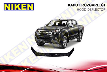 Isuzu dmax kaput koruyucu rüzgarlığı deflektör 2012+