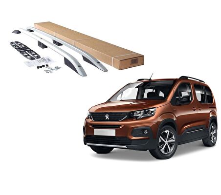 Citroen berlingo tavan çıtası port bagaj taşıyıcı gri kısa 2019+