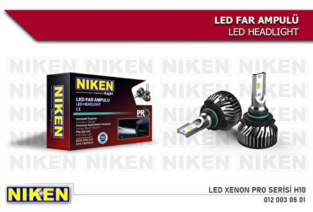 Niken Far Ampulü Led Xenon Pro Serisi H10