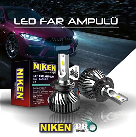 Niken Far Ampulü Led Xenon Pro Serisi H10