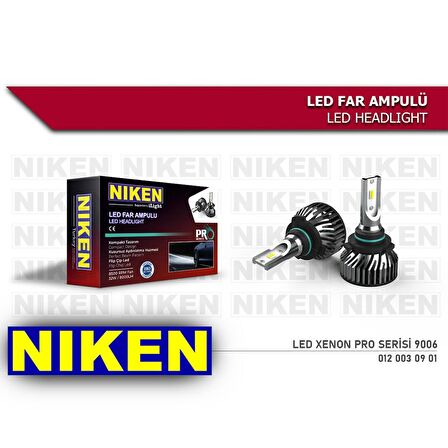 Niken Far Ampulü Led Xenon Pro Serisi 9006