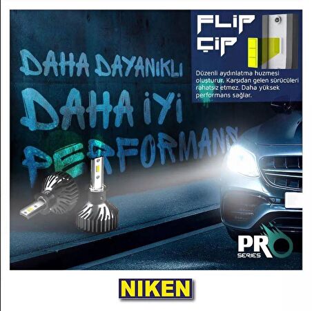 Niken Far Ampulü Led Xenon Pro Serisi 9006