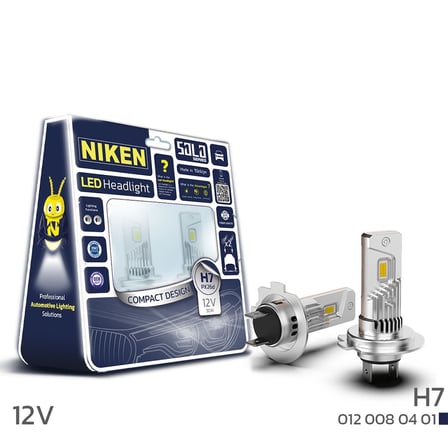 Niken H7 Led Xenon Solo Serisi PX26d 12V 30W 8000K Beyaz 3800 Lümen
