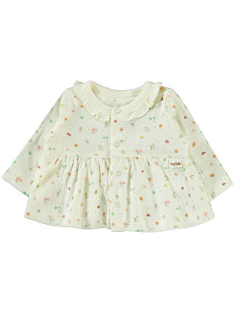 Bebetto Kız Bebek Pijama Takımı 0-3 Ay Gül Kurusu