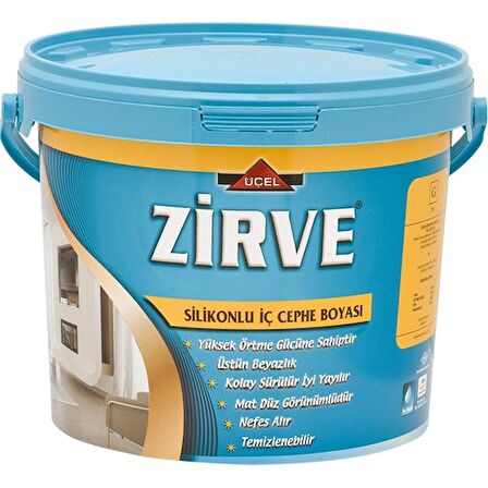 TEK ZİRVE SİLİKONLU PLASTİK İÇ CEPHE BOYASI 3,5KG