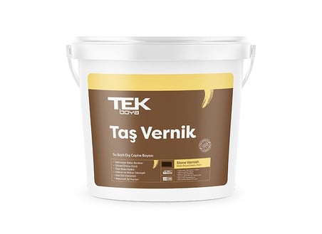 Tek Su Bazlı Taş Verniği Şeffaf 15 Lt