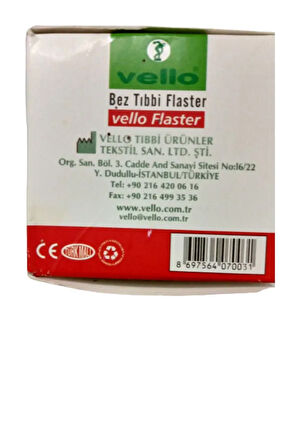 Vello İpek Tıbbı Flaster 5mx1.25cm