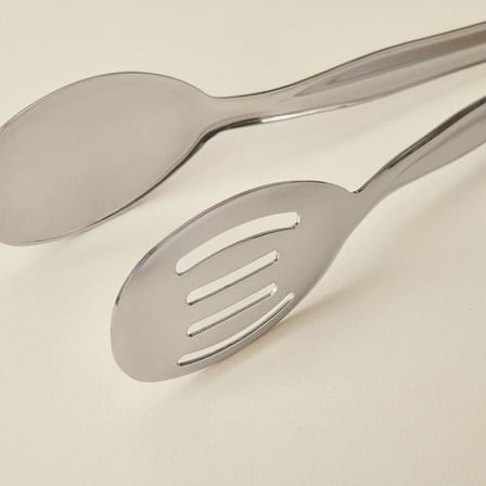 Arsel Paslanmaz Çelik Salata Maşası - Gri - 22 cm