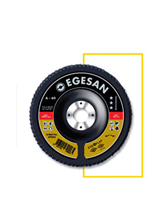 EGESAN FLAP DİSK PRO ZK 80 KUM 180x22 mm ST CE KNK