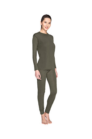 Thermoform Heavy Unisex Termal İçlik HAKİ