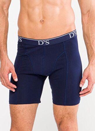 Ds Damat Lacivert - Beyaz Erkek Boxer DS0124