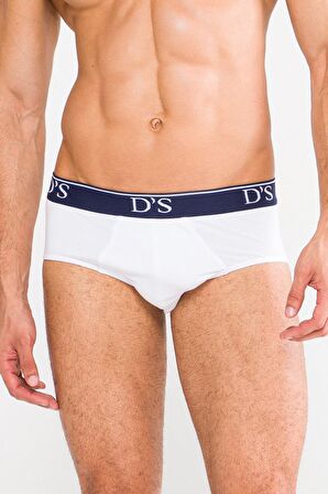 Ds Damat Beyaz Erkek Slip DS0112