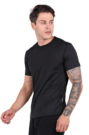 Thermoform Microfiber Kısa Kol Fanila SİYAH