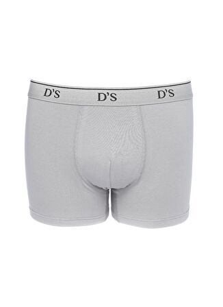 Ds Damat Siyah - Gri Erkek Boxer DS Damat Comfort 2 li Boxer Pırlant