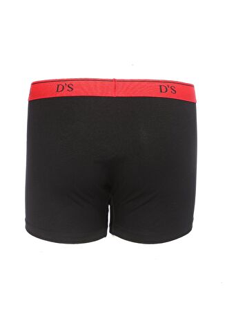 Ds Damat Siyah - Gri Erkek Boxer DS Damat Comfort 2 li Boxer Pırlant