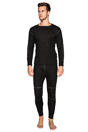 Thermoform Active Plus Yetişkin Termal İçlik Set SİYAH