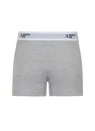 North Ice Gri Melanj Erkek Boxer North Ice 3lü Boxer