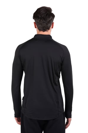 Thermoform Extreme Erkek Uzun Kol Yarım Fermuar Termal Sweatshirt Heat Siyah