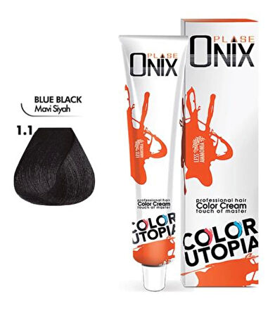 ONİX TÜP SAÇ BOYASI & NO:1/1 MAVİ SİYAH