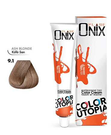 ONİX TÜP SAÇ BOYASI & NO: 9/1 KÜLLÜ SARI