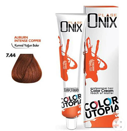 ONİX TÜP SAÇ BOYASI & NO:7/44 KUMRAL YOĞUN BAKIR