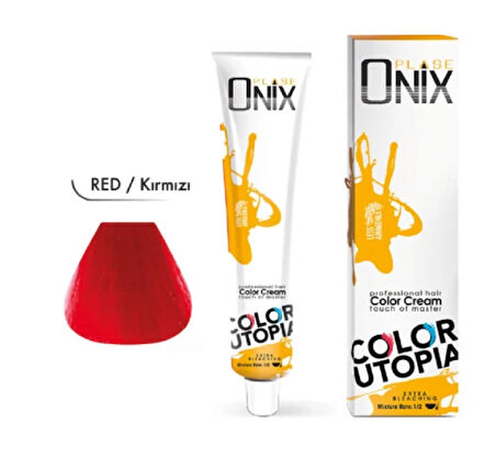 ONİX TÜP SAÇ BOYASI & NO: KIRMIZI