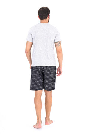 Ds Damat Dokuma Şort Takımı GRİ