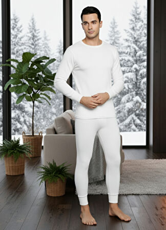Thermoform New Heavy Erkek Termal İçlik Set BEYAZ