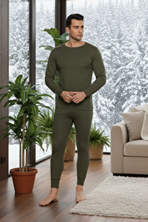 Thermoform New Heavy Erkek Termal İçlik Set HAKİ