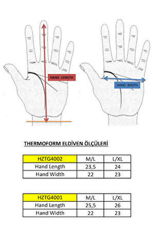 Thermoform Polar Unisex Eldiven Trend SİYAH