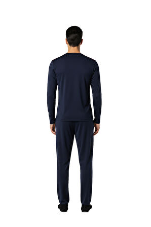 Ds Damat Maschio Pamuk V Yaka Pijama Takımı LACİVERT