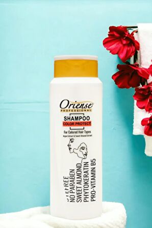 Oriense 600ml Şampuan Renk Koruyucu - Badem Ve Argan Özlü - Paraben Içermez