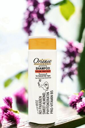 Oriense 360ml Renk Koruyucu Şampuan - Badem Ve Argan Özlü - Paraben Içermez