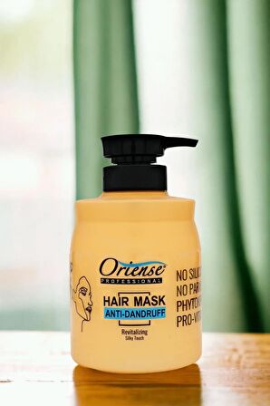 Oriense Saç Makesi Kepek Karşıtı Besleyici Saç Maskesi, Paraben ve Silikon İçermez, 600ml