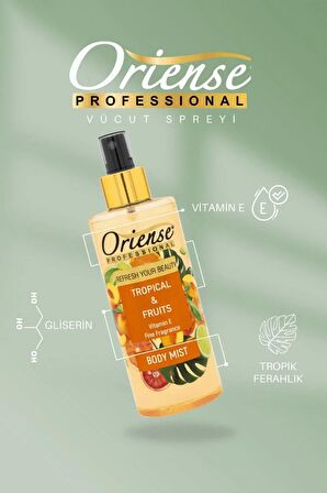 Oriense 250ml Vücut Spreyi Tropikal Meyveler