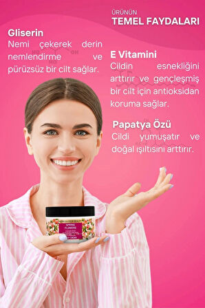 Oriense 250 Ml Vücut Kremi Bahar Çiçekleri - Papatya Özü, Shea Yağı, Gliserin, Pantenol ve Vitamin-E İçerir