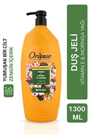 Oriense 1300 Ml Duş Jeli Monoi & Havaii Çiçekleri