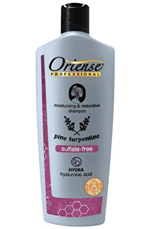 Oriense 500ml Tuzsuz Şampuan, Hyaluronik ve Çam Terebentini ile Nihai Temizlik - Kimyasal İçermez