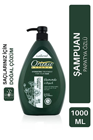 Oriense Natural 1000 ml Herbal Şampuan Papatya Özü