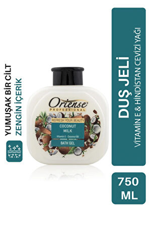 ORIENSE 750ml Duş Jeli Hindistan Cevizi Sütü